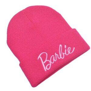 New Barbie Hot Pink Sweater Beanie